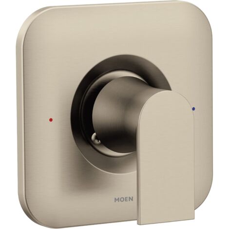 Maniglia per doccia Moen Genta LX Modern Pressure Balance, nichel spazzolato, valvola richiesta, T2471BN