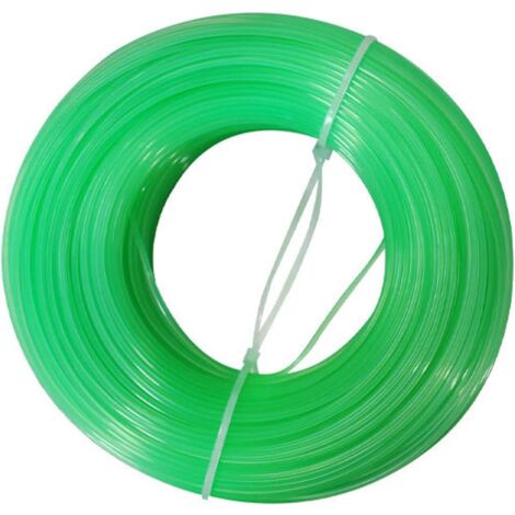 Filo di ricambio in nylon per decespugliatore da 100 m - 1,6 mm - Per giardino, cortile, parco, prato - Accessori per la manutenzione, verde