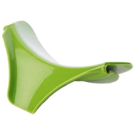Beccuccio versatore in silicone per pentola, imbuto antigoccia, accessori da cucina, utensili domestici per liquidi, verde (1/5)