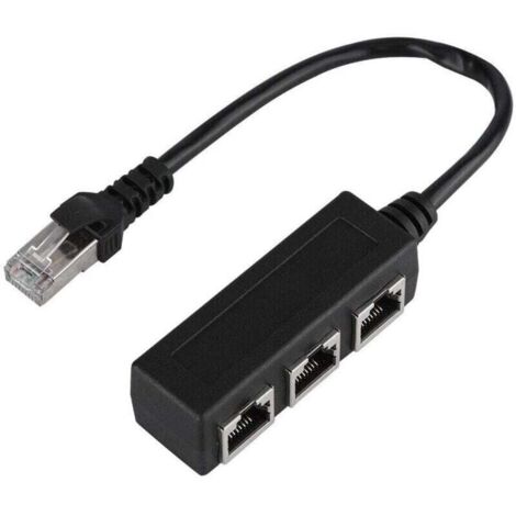 chenyang Cavo di prolunga per interruttore RJ45, CAT6 RJ45 da maschio a femmina, con pulsante di accensione e spegnimento, cavo di prolunga di rete Ethernet, 0,6 m