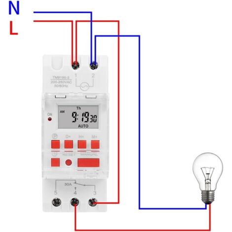 TM919B Timer Switch Controllore Temporale Ciclo Automatico Uscita ...