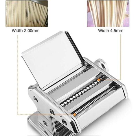 FASJ Macchina per Pasta Manuale, Macchina per Pasta, Lega di Alluminio per la casa