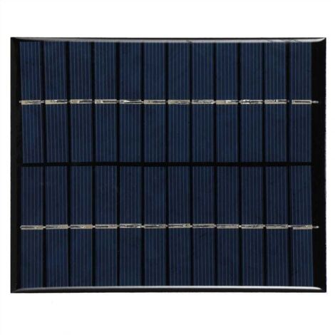 Modulo pannello solare in silicio policristallino da 2 W e 12 V per fai da te, per illuminazione e ricarica solare, progetto scientifico
