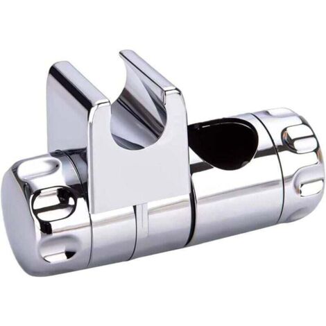 Supporto per soffione doccia, supporto per soffione doccia impermeabile e regolabile in altezza, per soffione doccia, supporto per soffione doccia sostituibile, soffione doccia diametro 25 mm, ABS cro