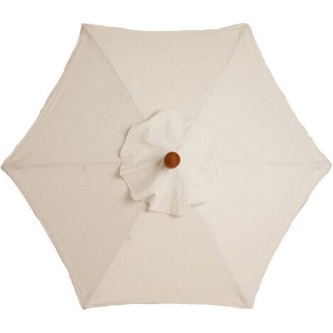 Telo di ricambio per ombrelloni da 3 metri a 6 bracci. Telo di ricambio per tende da sole da giardino. Telo di ricambio per ombrellone (solo tenda da sole), beige.