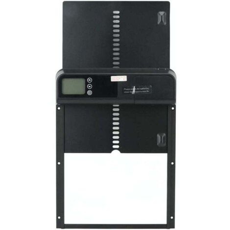 Eosnow Porta automatica per pollaio con timer, lega di alluminio, impermeabile IP45, display a LED, apriporta automatico per pollaio a batteria per fattoria