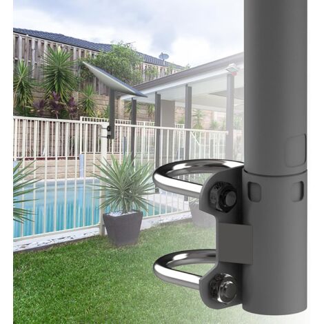 Supporto per tubo antenna Starlink - Regolabile a forma di U - Supporto Starlink - Staffa di montaggio antenna sul tetto