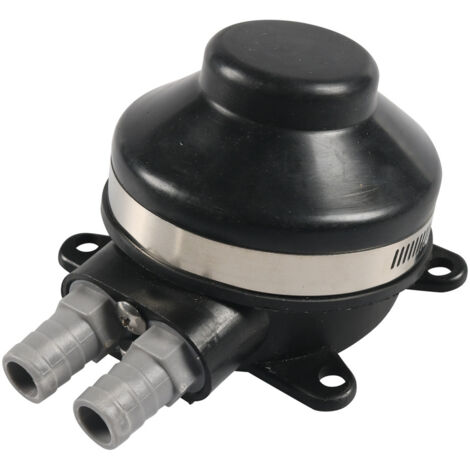 Pompa a pedale, pompa a pedale marina autoadescante, pompa dell'acqua manuale per yacht, camper, WC (dimensioni: 100 x 140 x 70 mm) (1/4)