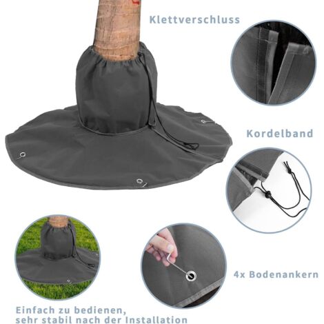 Copertura Antigelo Per Rubinetto Esterno – In Tessuto Oxford 420D, Imbottita, Antivento, 14x19 Cm