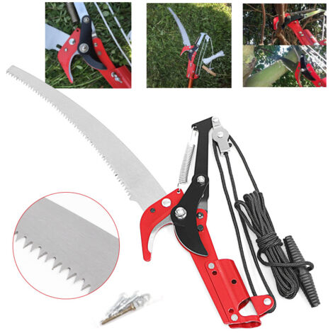 Forbici telescopiche per potatura alberi da giardino - Con lama estensibile - Utensile manuale per potatura alberi (1/5)