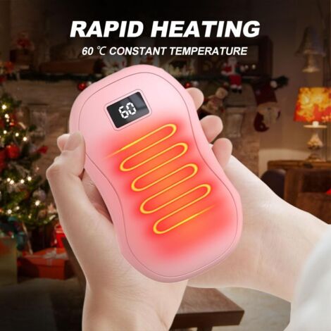 Guanti Riscaldati Ricaricabili Senza Dita - Batteria 1800 MAh, 3 Temperature, Per Lavoro E Sport Invernali