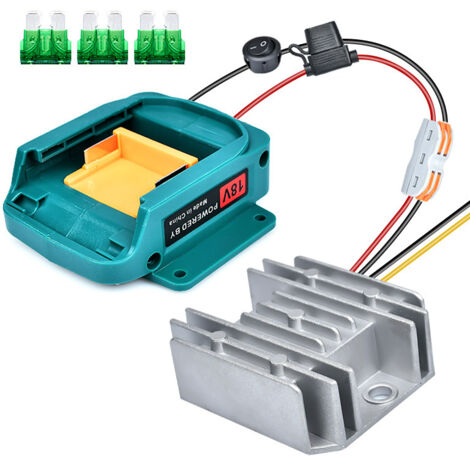 Adatto per adattatore regolatore Buck Makita da 18 V a 12 V DC BL1860/10A 120 W