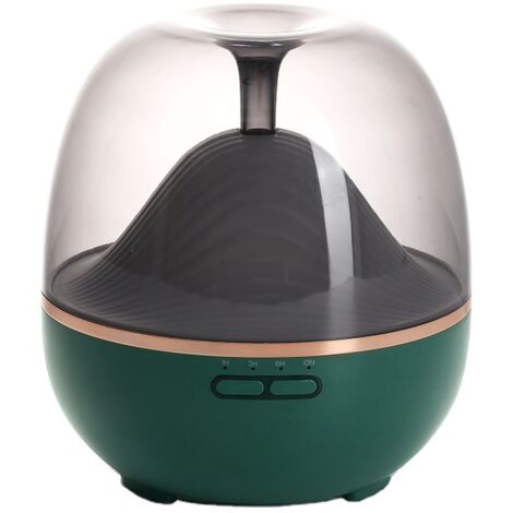 Macchina per aromaterapia a ultrasuoni, macchina automatica per profumazioni per la casa, lampada colorata intelligente, diffusore di fragranze temporizzato e umidificatore con telecomando/verde (1/4)