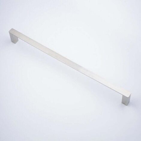 Portasciugamani da bagno, acciaio inox SUS 304, nichel spazzolato, 50 cm