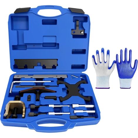 Kit di attrezzi per la fasatura dell'albero a camme del motore per Ford 1.4 1.6 1.8 2.0 Di/TDCi/TDDi ECOBOOST 1.6 Ti-VCT 1.5/1.6 VVT 2.3L 2.5L, fasatura dell'albero a camme