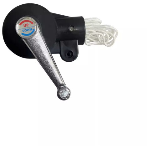 Manovella di ricambio per ombrellone, manovella da esterno con corda, impugnatura antiscivolo per ombrellone, ricambi resistenti per balcone, giardino, piscina, cortile, picnic, 3,45 m