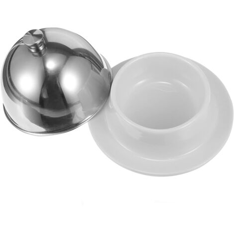 Burriera in ceramica con coperchio, contenitore per il burro per la cucina. Un elegante contenitore per conservare e servire il burro, raffinato e funzionale.