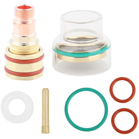 Kit di saldatura TIG TFM53NCN, torcia per saldatura TIG, porta vetro per WP17/WP18/WP26 2,4 mm