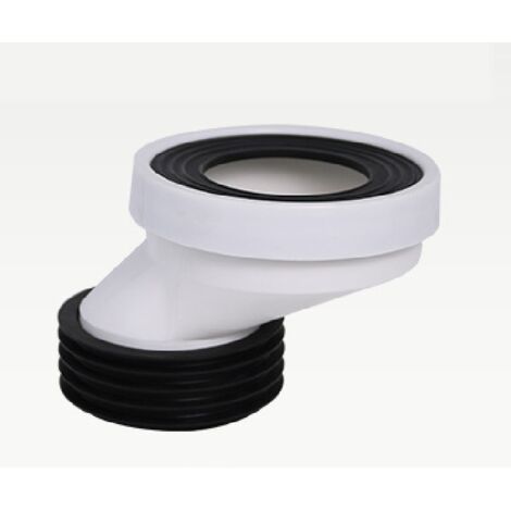 Boquilla de conexión para manguera de inodoro: boquilla de desagüe recta excéntrica (5 cm)