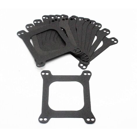 Juntas de base para carburador SBC BBC 350 de 4 cuerpos (paquete de 10) (1/4)