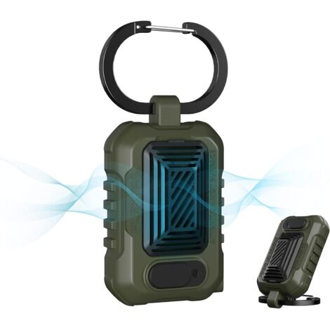 Repelente de mosquitos para exteriores, camping y senderismo, resistente al agua IPX4, compatible con versiones mejoradas, sin pilas, sin almohadillas repelentes (verde) (1/5)