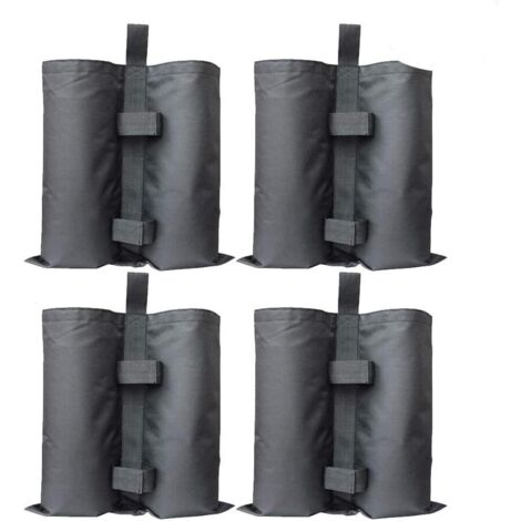 Juego de 4 pesas de arena de alta resistencia, de grado industrial, para gazebos, carpas de sombra y sombrillas de patio.