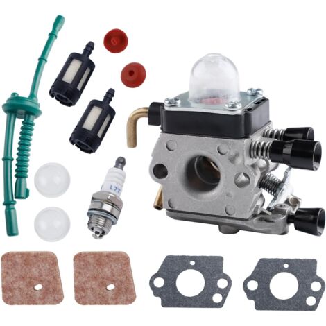 Kit completo de carburador compatible con carburadores de alto rendimiento STIHL FS45C/FS45L/FS55C/FS55T/FC55/KM55R/HL45-13 (fácil instalación) (1/5)
