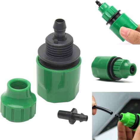 Kit De Conectores Rápidos QWORK Para Mangueras De Jardín, Boquilla Y Adaptador Universal 1/2 Y 3/4 Pulgada, Set Completo