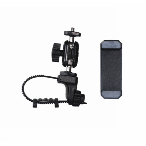 Soporte para teléfono móvil, soporte de cuerda metálica de 360 grados + clip para teléfono móvil, adecuado para bicicletas y otros entornos