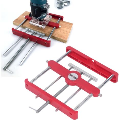Broca para fresadora de espiga y mortaja, posicionador de punzón, broca ovalada para carpintería, kit de sistema L, posicionador de punzón para máquina de grabado, posicionador para carpintería