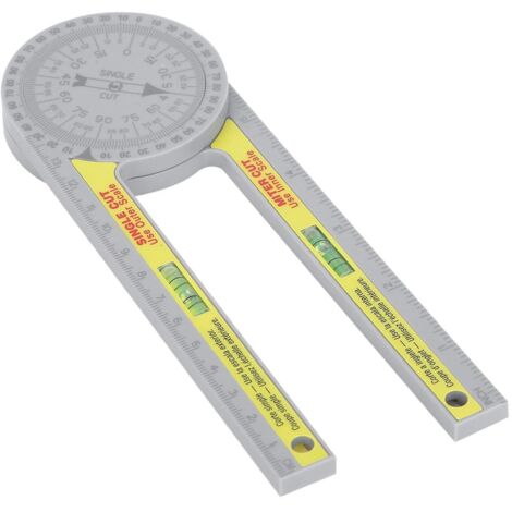 Transportador de madera, regla de medición de ángulos de 360 grados, transportador de madera de alta precisión, herramientas de medición para carpinteros y fontaneros.