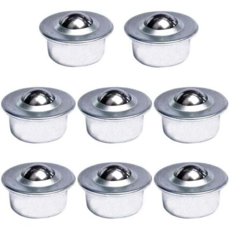 Juego de 8 ruedas con cojinetes de bolas, transferencia de bolas universal