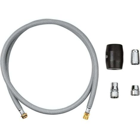 Grifo de cocina flexible con ducha extraíble, compatible con los últimos modelos de grifería Grohe, trenzado de nailon, 48293000