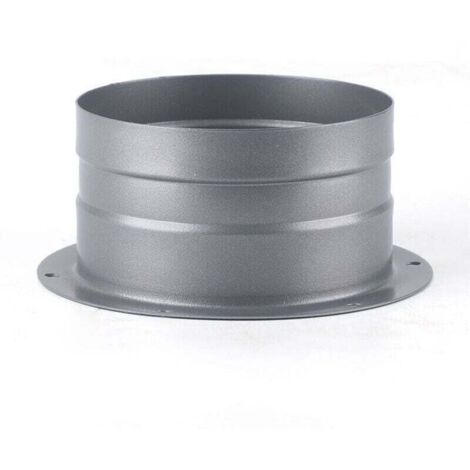 Brida de conexión, brida de montaje en pared, conector adaptador de conducto de escape para manguera de ventilación (100 mm)
