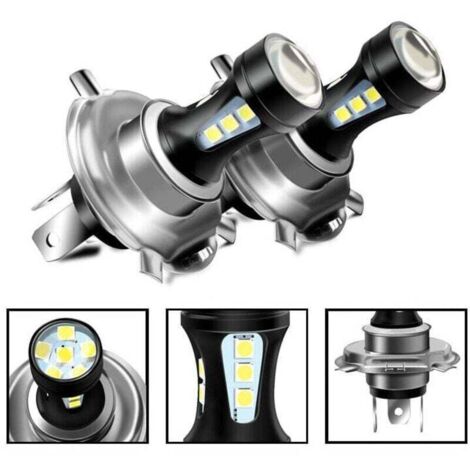Bombillas LED antiniebla H7, 12 V CC, 950 lm, blanco puro, 6000 K, para luces diurnas, sustituyen a las bombillas halógenas H7 (2 unidades) (1/4)