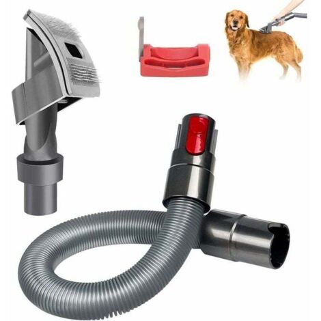 Cepillo para aspiradora Dyson para perros, cepillo para pelo de mascotas con tubo de extensión y bloqueo de gatillo para Dyson V7, V8, V10, V11, V12 y V15