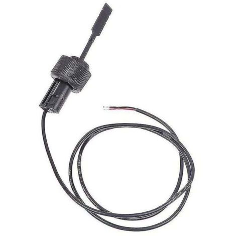 Interruptor de flujo de paleta negra con rosca interna, sensor de flujo de conexión para bomba de calor, calentador de agua y aire acondicionado, duradero.