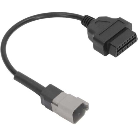 Cable adaptador de diagnóstico de repuesto de 6 pines a 16 pines para CAN-AM MOTO ATV UTV OBDII Cable de escáner (1/4)