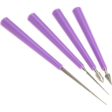 Brocas escariadoras de cuentas en ángulo de diamante para agrandar los orificios de las cuentas (1/3)