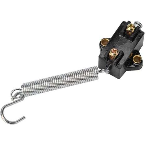 Interruptor de luz de freno, interruptor de luz de freno universal para motocicleta de 12 V, normalmente abierto, tire para activar (1/4)