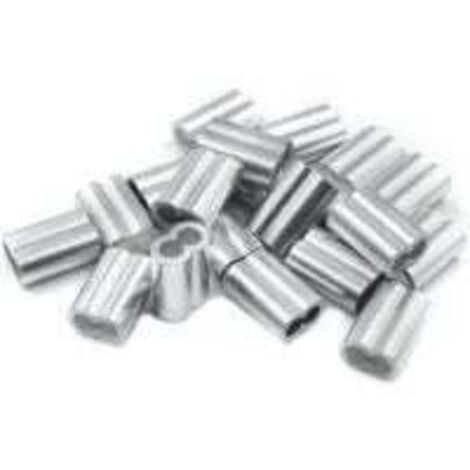 20 manguitos de crimpado de aluminio con doble casquillo, casquillo de aluminio de 6,0 mm, herramienta de crimpado, manguito de crimpado, manguito de crimpado, conector de cable de 20610 mm