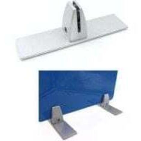 Abrazaderas ajustables de aleación de aluminio para vidrio, abrazadera de mesa de plexiglás, soporte para mamparas, clip separador para mamparas de privacidad de 4-20 mm, oficina, laboratorio, 2 unida (1/5)