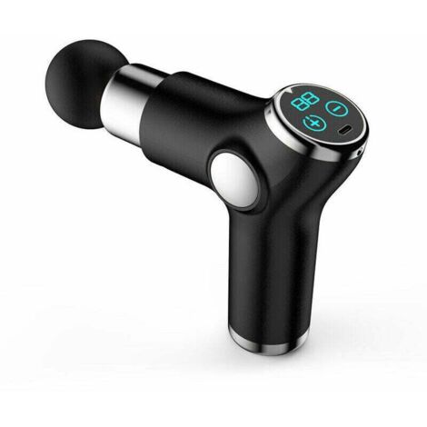 Pistola de masaje deportivo: un masajeador corporal portátil, perfecto para masajes y relajación después del entrenamiento. Una pistola de masaje para aliviar el dolor muscular.