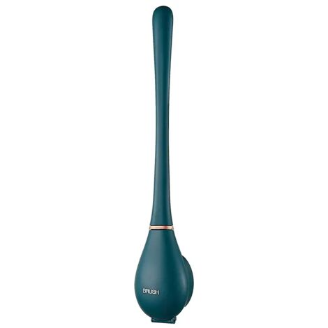 Cepillo de baño de silicona plano y azul, cepillo de baño de silicona flexible, cepillo de limpieza de silicona para montaje en pared sin taladrar