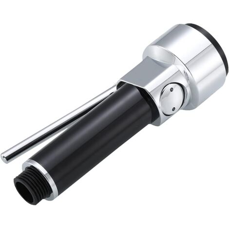 Resorte de repuesto para pistola rociadora, grifo de cocina, cabezal rociador extraíble, acabado en cromo pulido, solo para conexión de rosca externa G 1/2 (1/5)