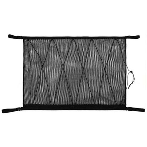 Opciones de almacenamiento adicionales: portaequipajes, funda para automóvil de doble capa con bolsillo de malla y cremallera, bolsa de almacenamiento 2 en 1 de Auto Supplies con cordón ajustable y (1/5)