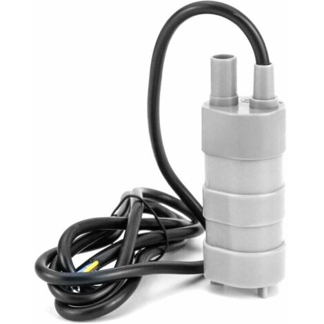 Bomba sumergible 12V 840 l/h con micromotor para autocaravanas, estanques, acuarios, duchas y jardines.