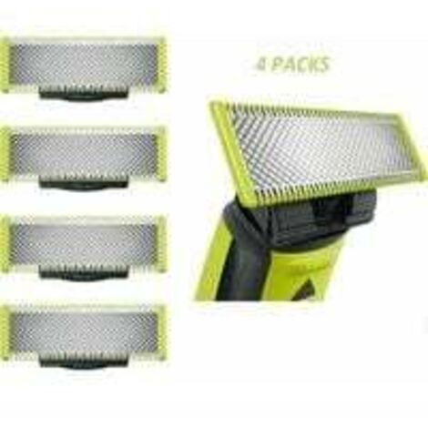 Cuchillas de repuesto para afeitadoras Philips, paquete de 4 (compatibilidad)