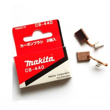Pack de 2 escobillas de carbón CB 440 para taladro/atornillador - MAKITA 194427-5 (1/2)