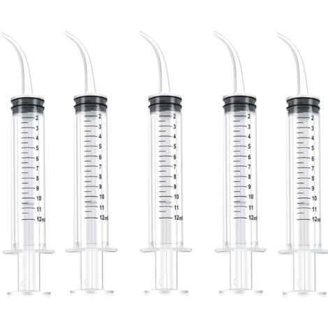 Jeringa desechable graduada de 12 ml (paquete de 5) (1/5)